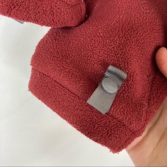 The North Face | Brick Red Full Zip Fleece Jacket S - Picture 4 of 8